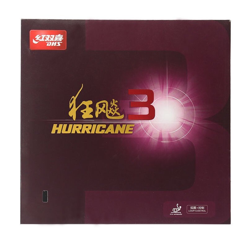 Vợt bóng bàn dhs hurricane 3 chính hãng cao su nổi mụn trong bóng bàn bàn cao su