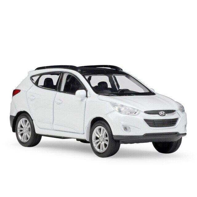 WELLY Diecast 1:36 Car Similator Hyundai Audi Benz BMW GTR Toy Vehicle Model Pull Back Car Alloy Metal Toy Kid Gifts Collection - 3