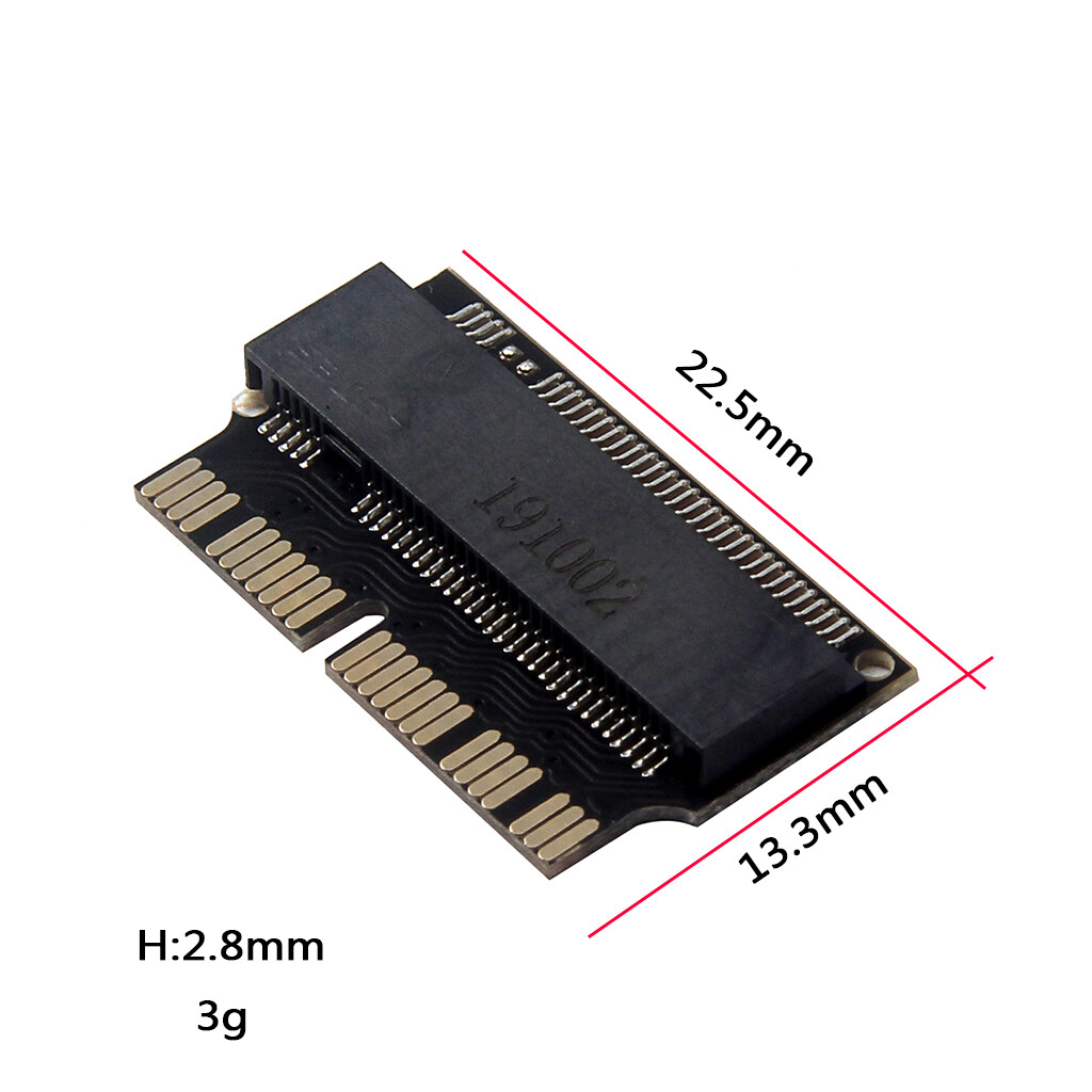 Bộ chuyển đổi m.2 bộ chuyển đổi nvme pcie m2 ngff sang ssd để nâng cấp macbook air 2013 2014 2015 2016 2017 mac pro 2013 2014 2015 a1465 a1466 a1502 a1398