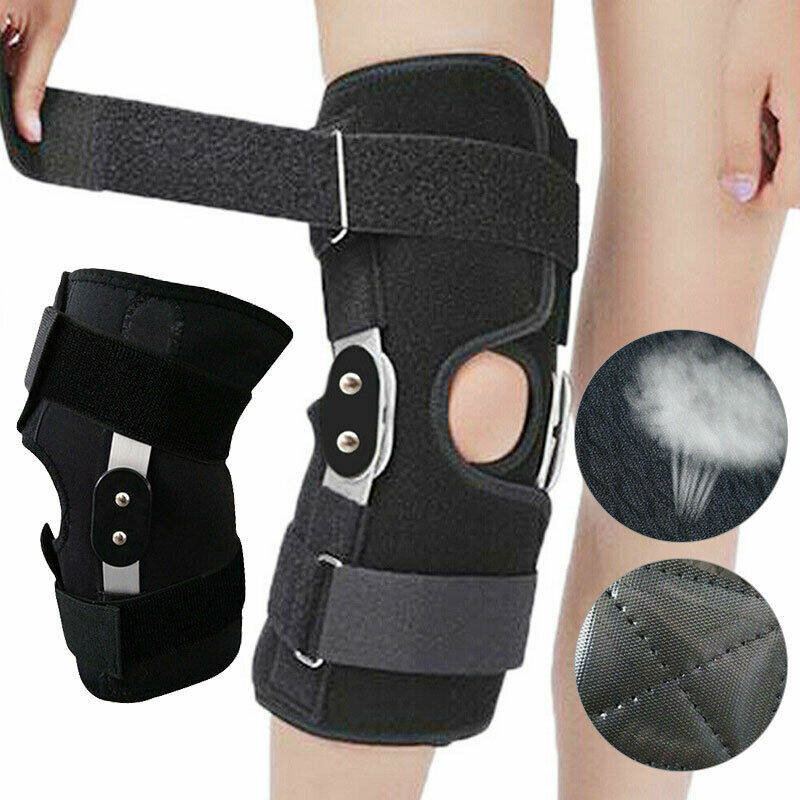 Hợp Kim Nhôm Khung Đầu Gối Viêm Khớp Hỗ Trợ Miếng Đệm Đầu Gối Magic Belt Nén Hỗ Trợ Khớp Cố Định Bảo Vệ Miếng Đệm Đầu Gối