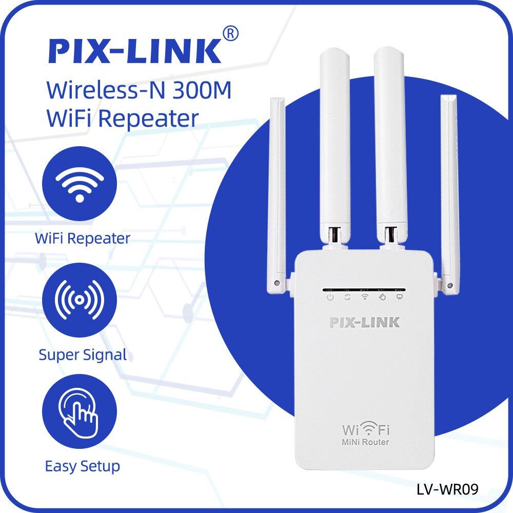 Pixlink Bộ lặp không dây Router điểm truy cập Không Dây 300Mbps Bộ mở rộng