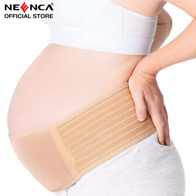 Neenca đai quấn bụng bầu cho bà bầu-dây đeo bụng bầu mềm & thoáng khí đai hỗ trợ, hỗ trợ xương chậu, dây đeo bụng cho quần, mang thai nẹp lưng