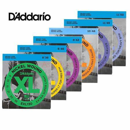 D'Addario Electric Guitar Strings - Light Gauge