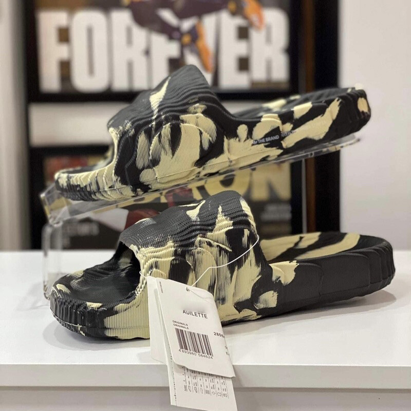 Adilette 22 dép lê trượt kanye west xăng đan nam dép lê nữ dép lê dép đi biển xăng đan chạy bộ xốp