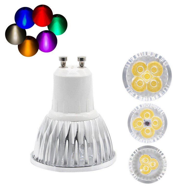 Super Bright Led Gu10 9w 12w 15w Energy Saving Spotlight Down Light Home Lamp 220v White/warm White/red/yellow/blue/green