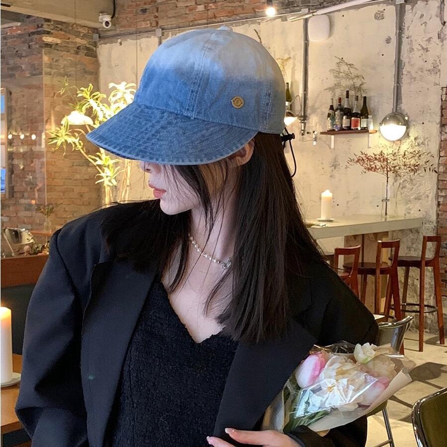 Cao bồi nữ mới mũ ngư dân che nắng nhỏ mũ chống nắng hàn quốc mũ che nắng