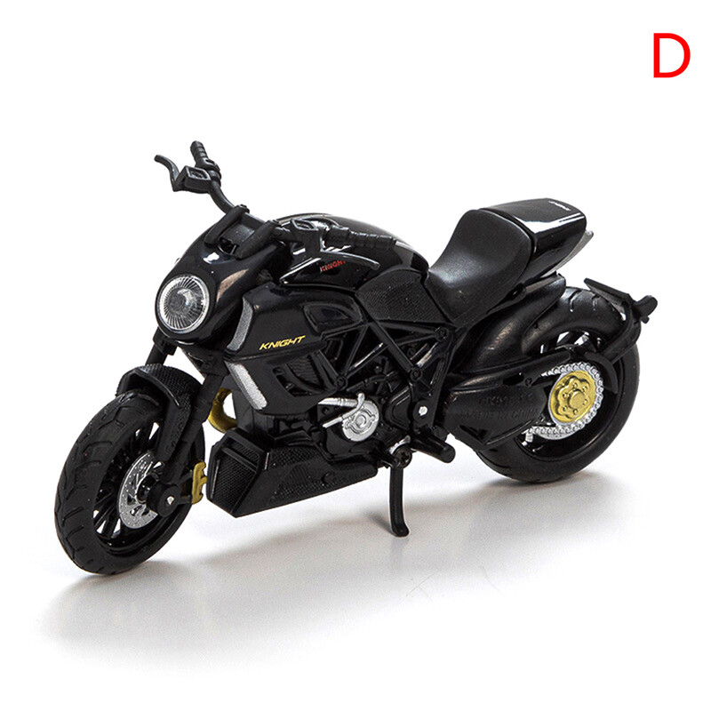Skinye 【In Stock】 Flash Sale 1:18 Selling Alloy Motorcycle Model Simulation Motorcycle Accessories Toys Gifts - 3