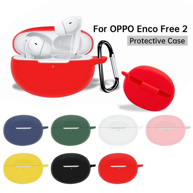 Ốp Bảo Vệ Bằng Silicon Mềm Cho Oppo Enco Free2 Vỏ Bọc Tai Nghe Bluetooth