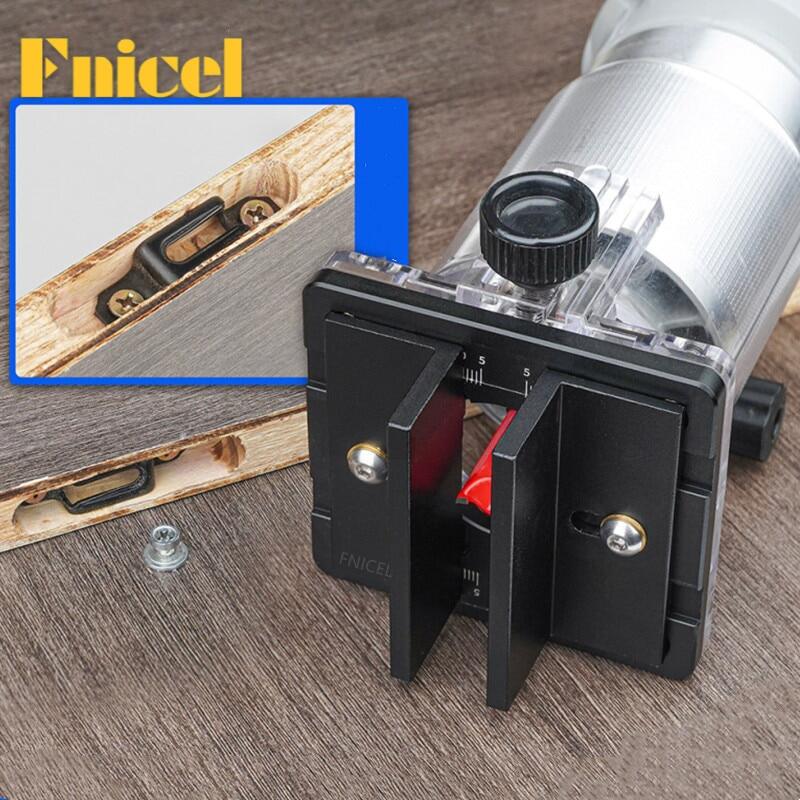 Đế có rãnh 2 trong 1 Wnew và giá đỡ cố định đế phay cắt gỗ định vị dẫn hướng rãnh bằng Bakelite-INTL