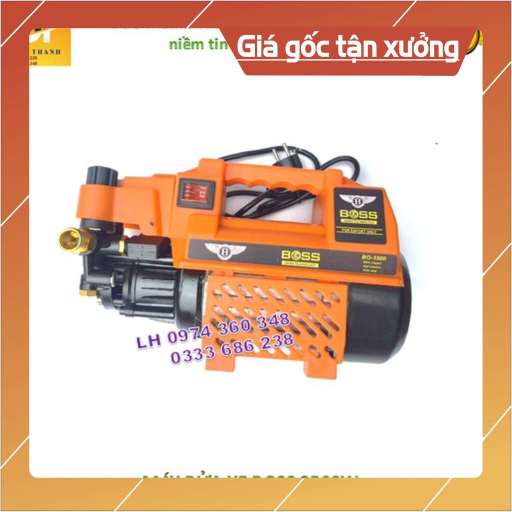 Chính hãng máy rửa xe boss 3500w chỉnh áp lực - máy rửa xe boss