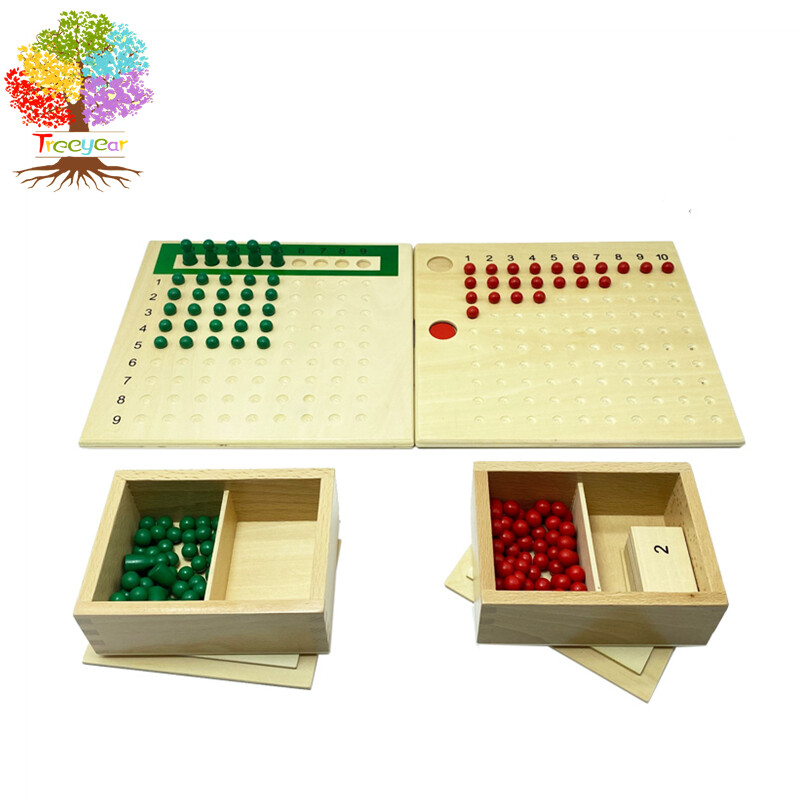 Treeyear Phép Nhân Vật Liệu Toán Học Montessori Và Phép Trừ Cộng Chia