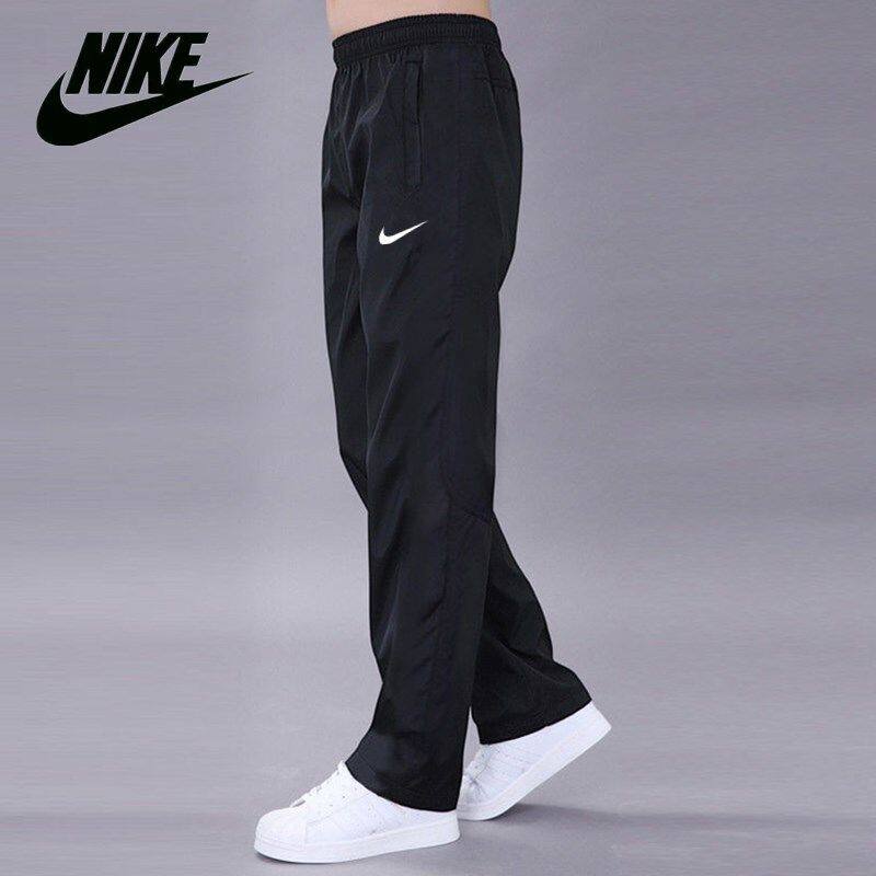Quick-drying breathable thin section men's pants monolayer polyester slacks loose sliding surface through the screen work trousers
