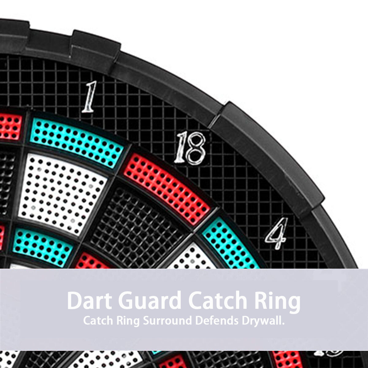 Generic Electronic Dart Board Dartboard Set LCD Score Display With 6