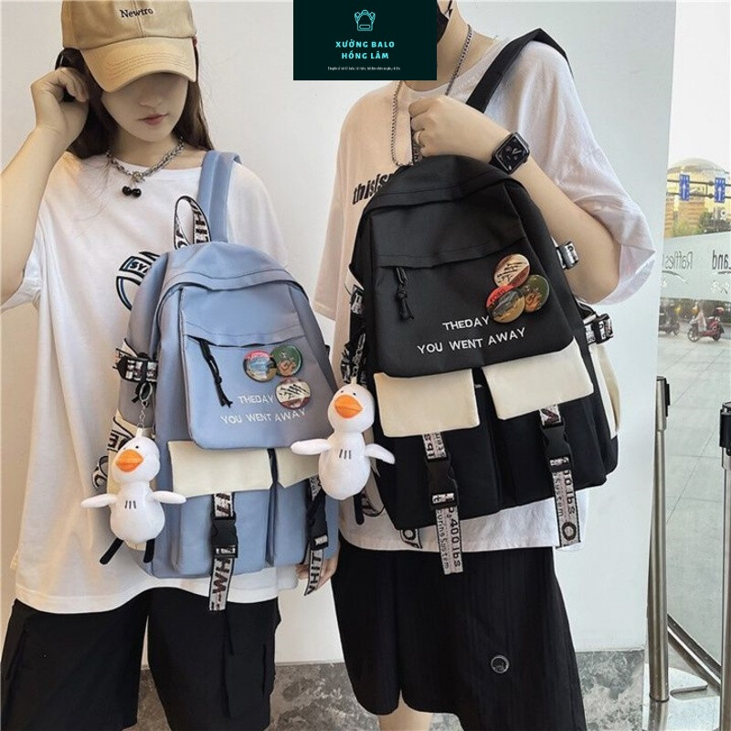 Balo đi học nam nữ away phối màu