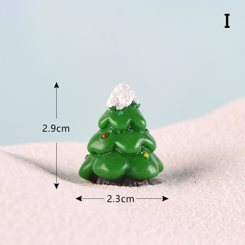 Người Tuyết Giáng Sinh Rừng Xanh Quà Tặng Cây Ông Già Noel Tượng Nhỏ Đồ Thủ Công Thu Nhỏ Khu Vườn Cổ Tích