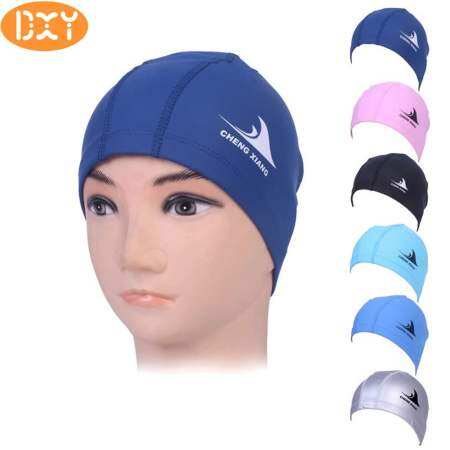 Elastic Waterproof Swimming Cap for Adults - 