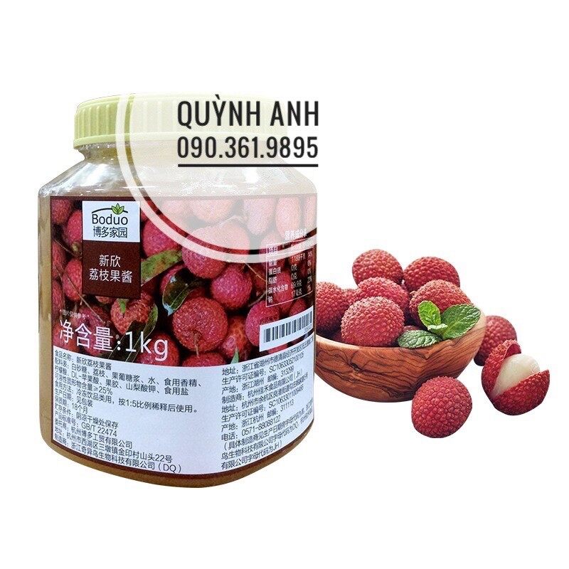 Mứt vải boduo 1kg