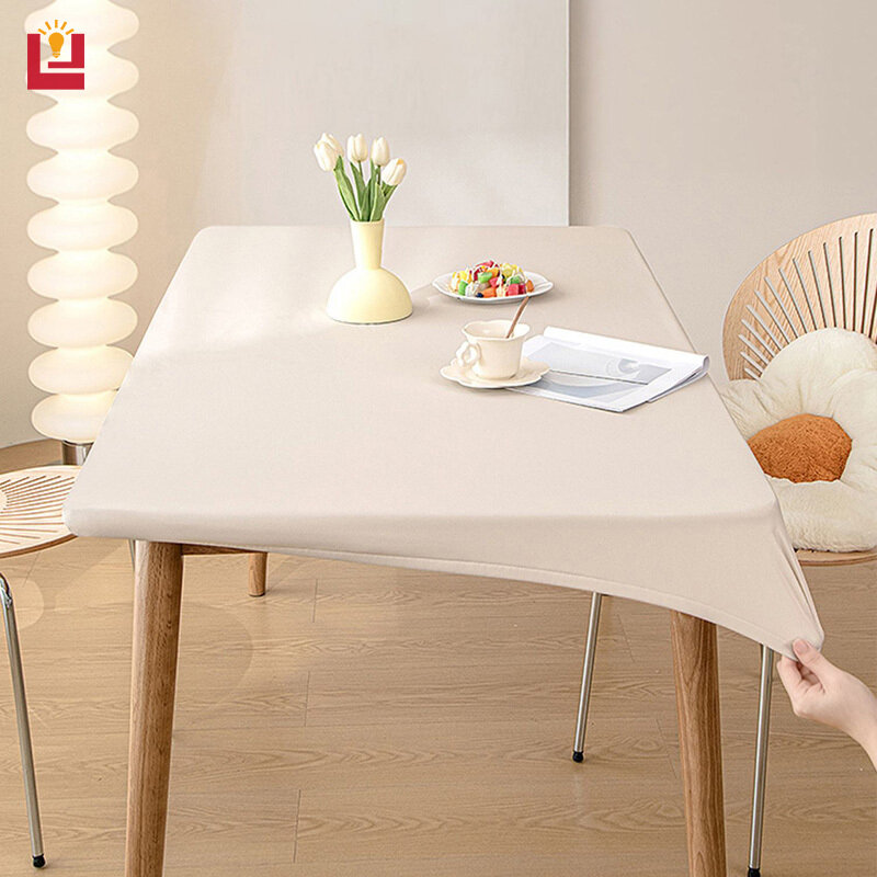  YONUO  Khăn trải bàn bằng da cừu bọc tất cả Khăn Trải Bàn chống thấm nước chống dầu có thể giặt và ủi Khăn trải bàn Khăn trải bàn cấp Khăn trải bàn bàn Bìa bàn học sinh 