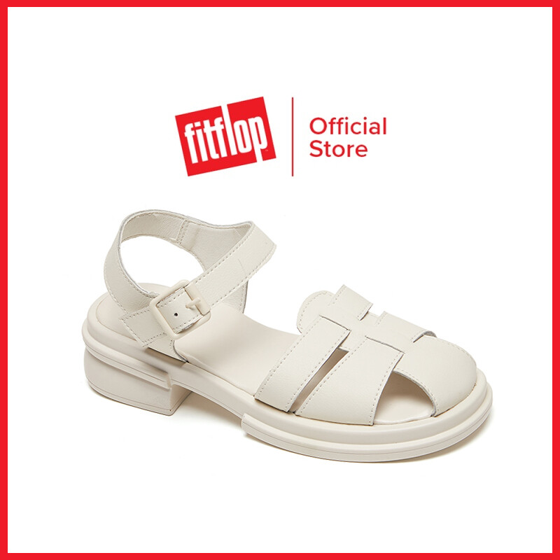 Fitflop gracie Matt-Khóa Dép xăng đan da