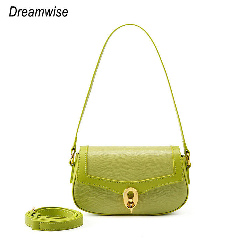 Dreamwise Shoulder Crossbody Bags for Women Genuine Cow Leather Handbag Fashion Ladies Underarm Saddle Bag 2285 ราคา 1,359 บาท*ส่งฟรี