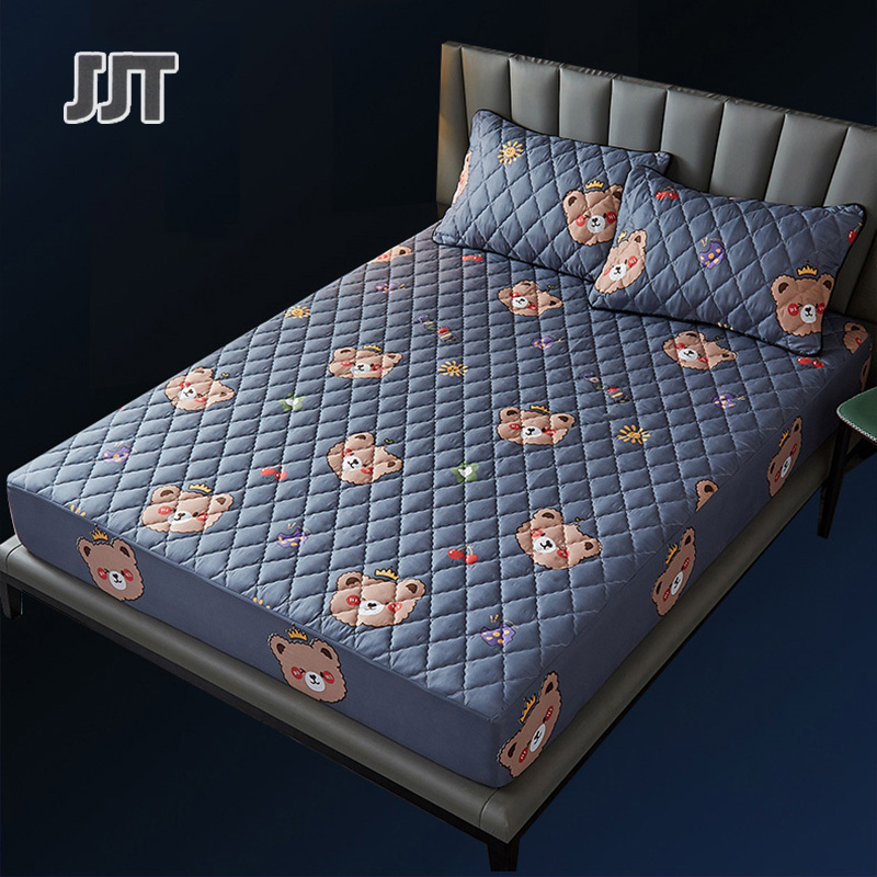 JJT ga trải giường Khăn trải giường có kích thước 5 feet x 6 feet. khăn trải giường trải giường không thấm nước không thấm nước thoáng khí bộ đồ giường bằng vải cotton nệm bảo vệ