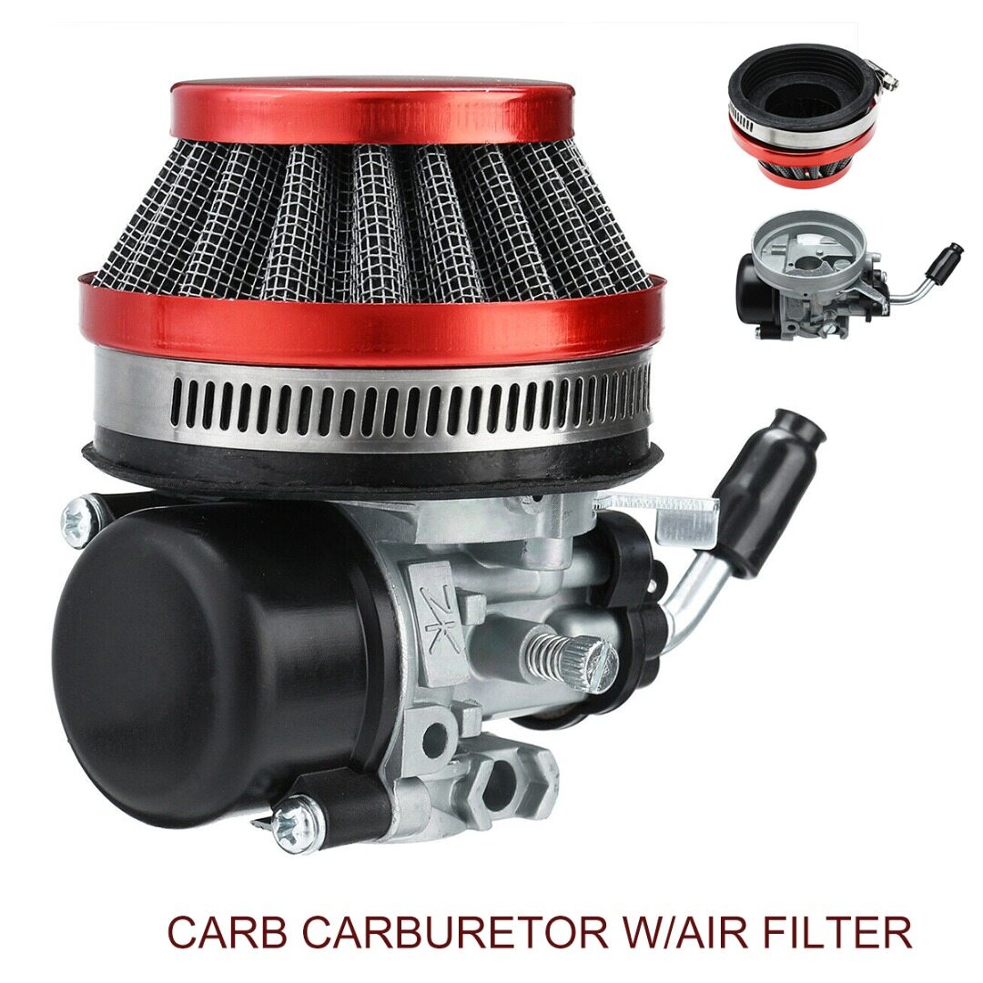 Bộ chế hòa khí chế hòa khí + bọc bộ lọc không khí 47cc 49cc mini moto dirt bike atv