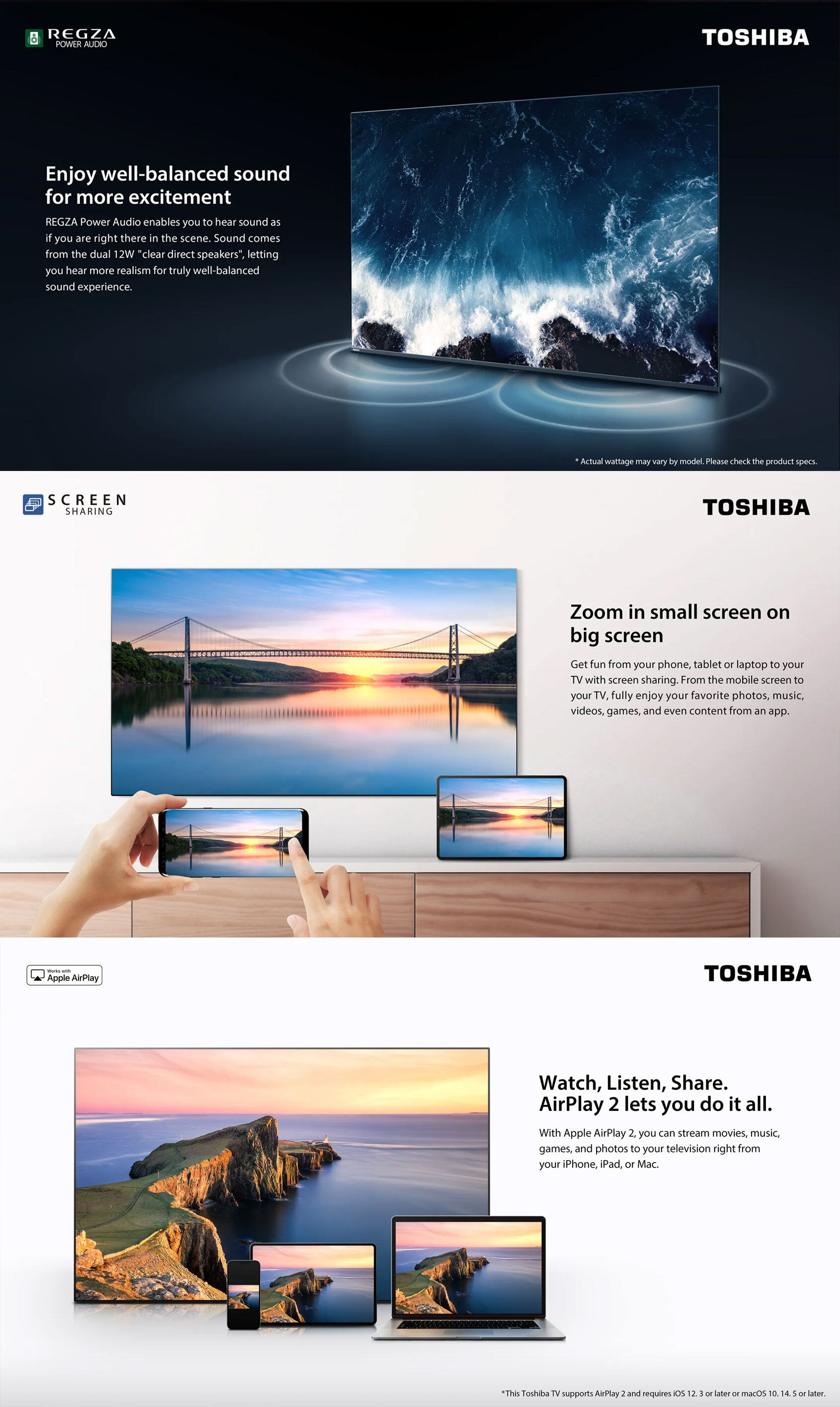 Toshiba 65 Inch 4K UHD HDR Google TV 65C350LP Shinho Huat