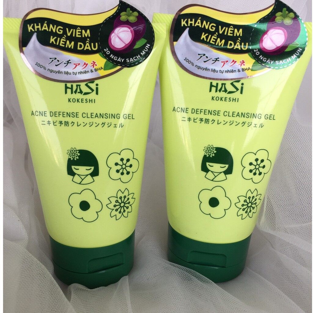 Sữa rửa mặt cho da mụn Hasi Kokeshi 100ml