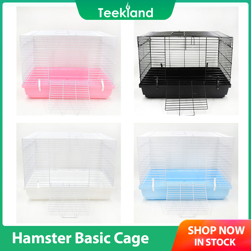 Teekland Nút Bấm Hình Lồng Cơ Bản Cực Lớn Cho Hamster Biệt Thự Hồ Cạn Mở Và Đóng Cửa Thời Trang Đơn Giản Trong Suốt Có Thể Giặt Được