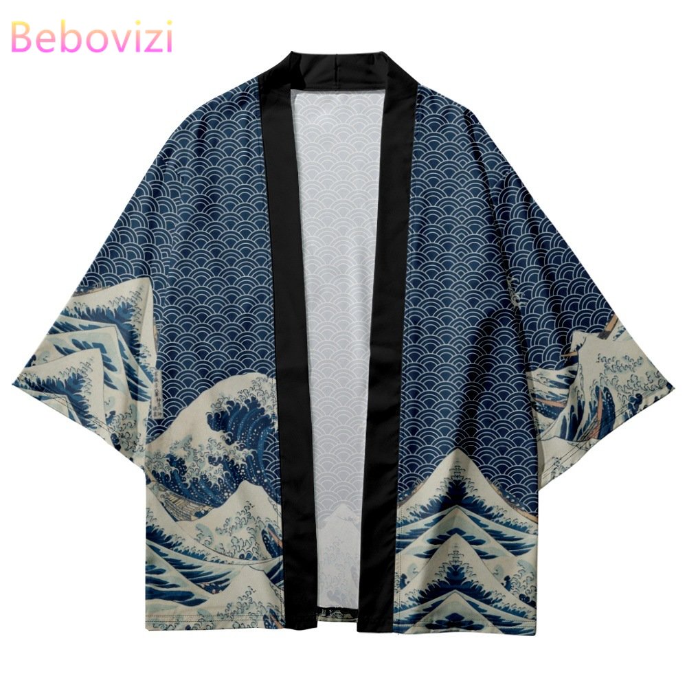 ZANZEA Femme Boléro Kimono Cardigan Bohemian Manches Longues Gilet Long Shawl de Vacances 01-Abricot S