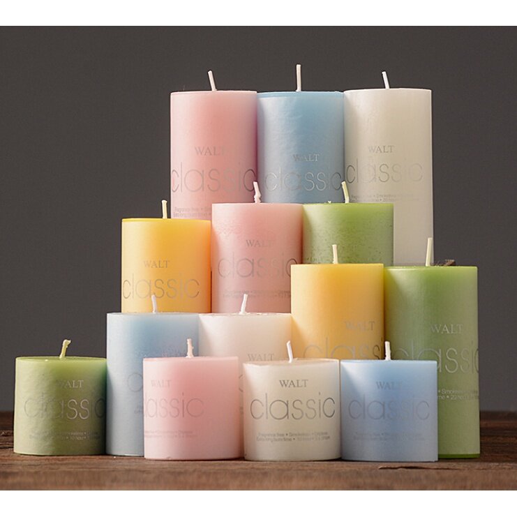 Nến trụ tròn classic NẾN THƠM NHIỀU MÀU nhiều size trang trí tiệc trang trí noel giáng sinh