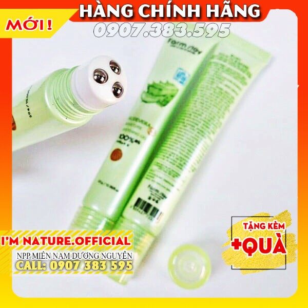 Lăn mắt nha đam farm stay giảm thâm quầng bọng mắt