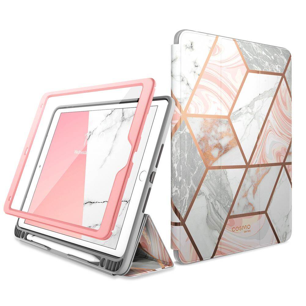 I-blason cosmo ốp cho ipad mới thế hệ thứ 9/8/7/ipad 10.2 2019/2020/2021 ốp gập ba toàn thân với bảo vệ màn hình ốp thông minh bảo vệ với chức năng tự động ngủ/thức & giữ bút chì