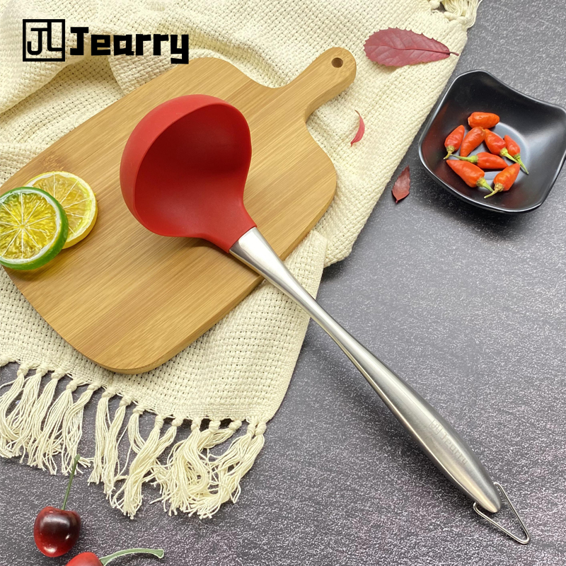 Jearry 1 Cái Muôi Súp Đồ Dùng Nhà Bếp Bằng Thép Không Gỉ Nhà Nấu Ăn Ăn Ăn Không Dính, Dụng Cụ Nấu Ăn Gia Dụng Dễ Vệ Sinh