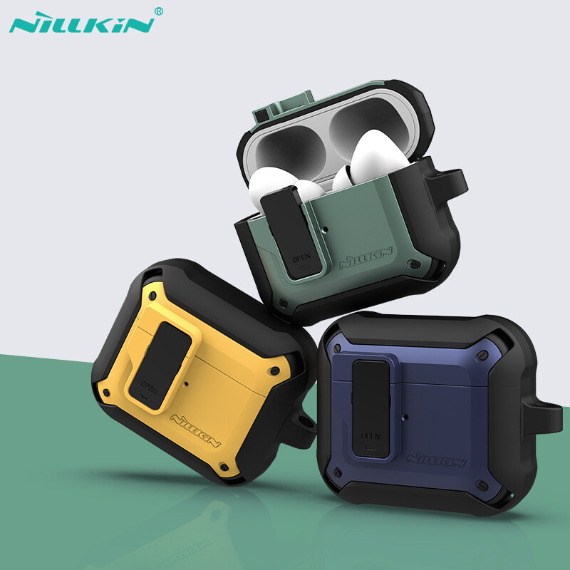 Nillkin Ốp Bảo Vệ Bật Nảy Cho AirPods 1 2 3 TPU + PC Vỏ Bảo Vệ AirPods Bảo Vệ Toàn Diện Chống Sốc Và Rơi 360 Cho AirPods Pro