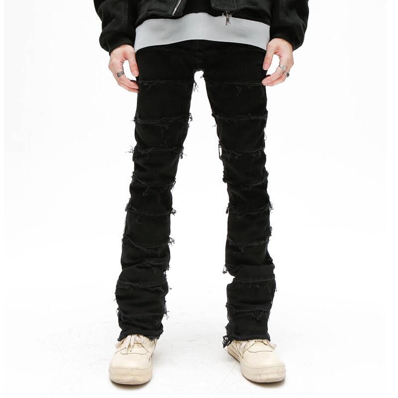 Mens black waxed skinny on sale jeans