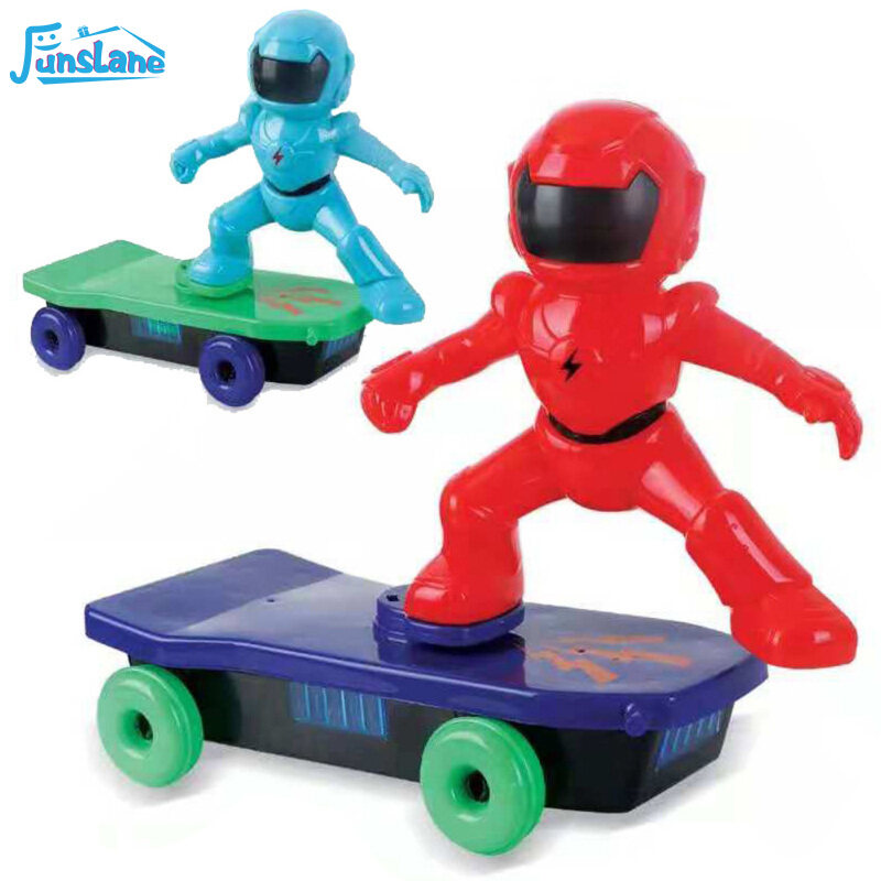FunsLane Super Heroes Spiderman Ultraman Stunt Scooter Skateboard Toys