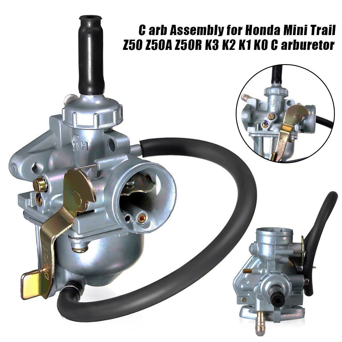 Bộ chế hòa khí 38mm mới nhất cho honda mini trail k3 k2 k1 k0 z50 z50a z50r carb bán sỉ