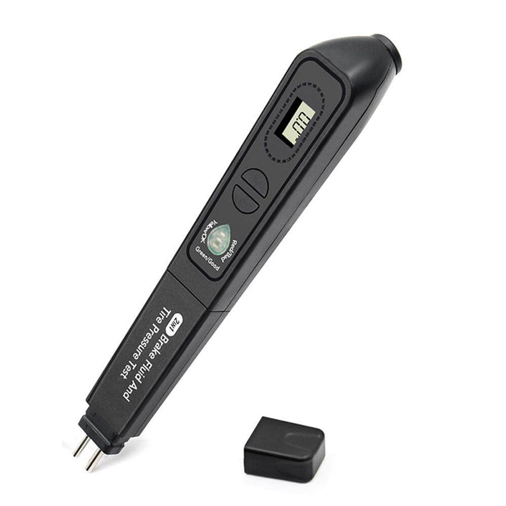 OnLook 2 IN1 Auto น้ำมันเบรคเครื่องตรวจจับสำหรับตรวจสอบปากกาดิจิตอลเครื่องวัดความดันยางรถเครื่องมือทดสอบน้ำยาเบรกอัตโนมัติเครื่องวิเคราะห์ปากกาทดสอบจักรยานรถจักรยานยนต์รถบรรทุกยาง