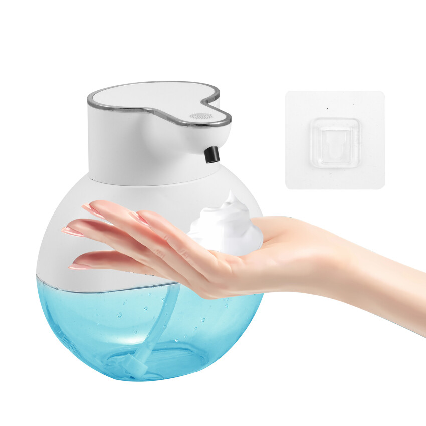 Hộp đựng xà phòng tự động bọt, 400 ml thiết bị lấy xà phòng tự động Hộp đựng xà phòng Bọt Tường Gắn kết IPX5 không thấm nước điện hộp đựng xà phòng dụng cụ định lượng cho nhà bếp và phòng tắm