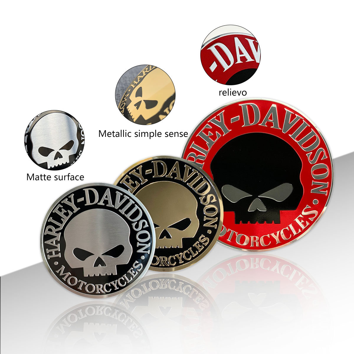 Biểu Tượng Động Cơ Harley, Logo Xe Máy Harley Phong Cách Retro