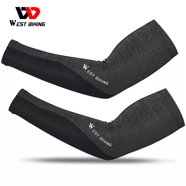 Tây Biking Đi Xe Đạp Bao Cánh Tay Lụa Băng Thở Chạy Câu Cá Băng Cánh Tay Thể Thao Bao Cánh Tay Ngăn Tia UV Đàn Ông Bao Cánh Tay
