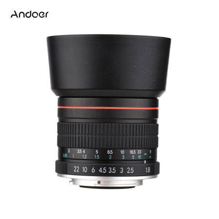 Andoer 85mm F1.8 EF Mount Portrait Camera Lens