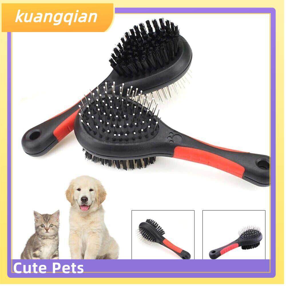 Kuangqian Nhựa Chó mèo lông thú cưng Sạch Cho tóc ngắn dài Lược chải lông