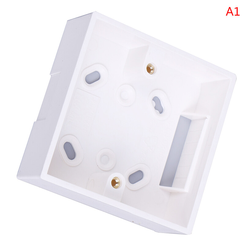 86 loại 2/3/4 gang ổ cắm chuyển đổi cơ sở hộp nối dây tường ổ cắm chuyển đổi hộp đen