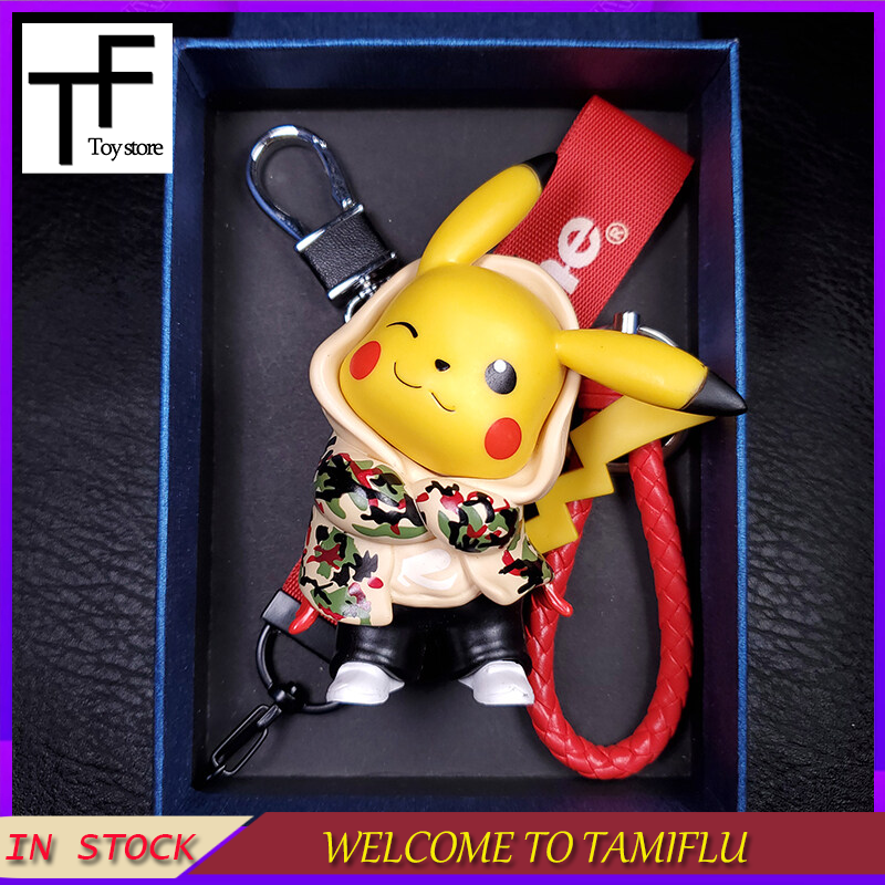 Túi Móc Khóa Pikachu, Mặt Dây Chuyền Móc Khóa Xe Hơi Quà Sinh Nhật Pokémon (Còn Hàng)