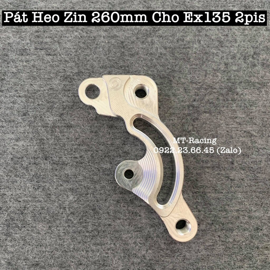Pát Heo Zin Cho Exciter 135 5s (Ex135 2011-2014) Đi Đĩa 260mm Nhôm Cnc Nguyên Khối