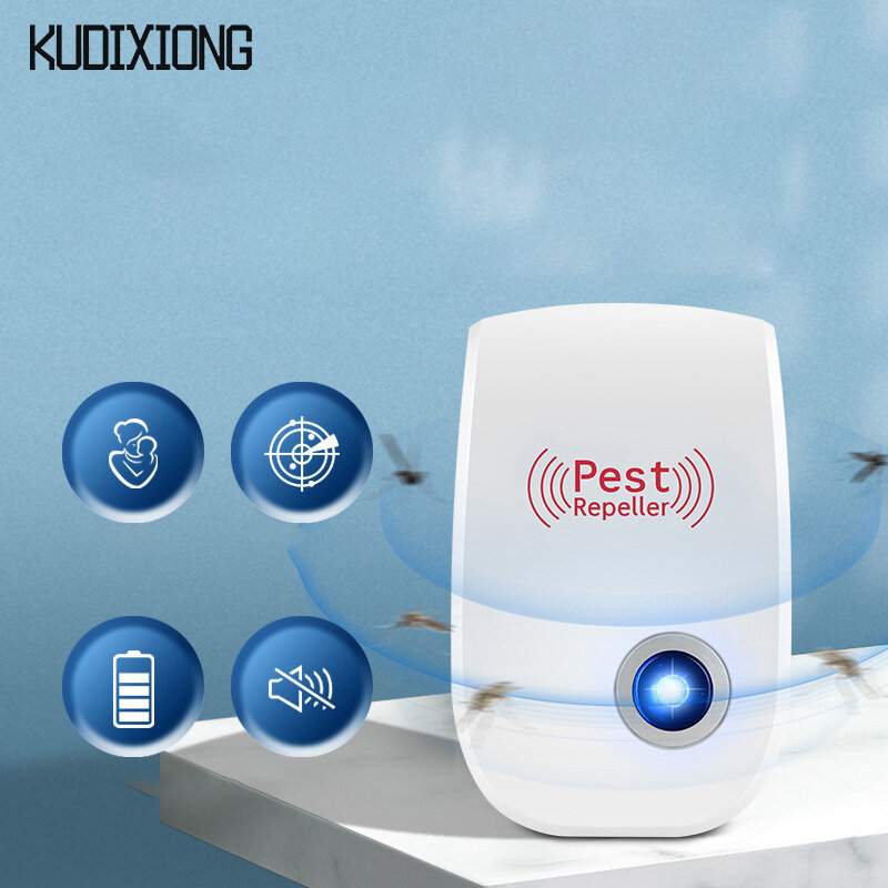 Kudixiong máy đuổi muỗi máy đuổi chuột siêu âm máy đuổi muỗi điện tử máy đuổi chuột thông minh gia dụng