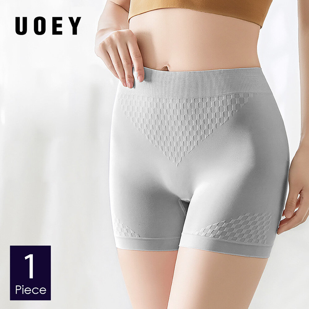UOEY Liền Mạch Quần Mặc Trong Váy Quần Shaplass Cho Nữ Ni Lông Eo Cao Quần Lót Cô Gái Quần Lót Nữ Giảm Béo Đồ Lót M L XL