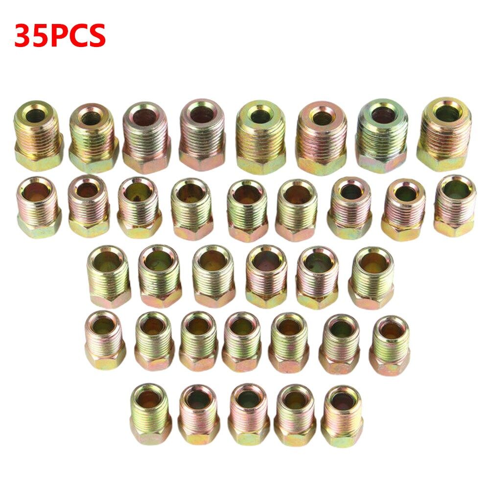 【Ismay】 phụ kiện phanh hoàn chỉnh 35 đai ốc cho Pháo Sáng ngược trên ống 3/16 & 1/4 inch
